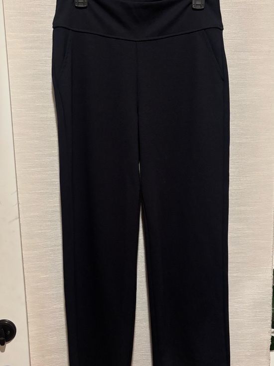 Saint + Sofia Pants - Women’s Dark Navy Pull-On Wide-Leg Pants